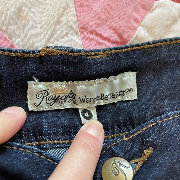 Royalty jean capris “wannabettabutt?” - Picture 2 of 5